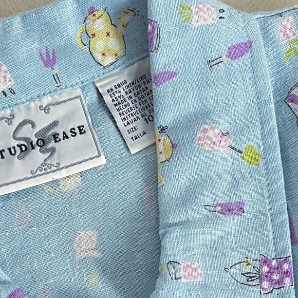 Studio Ease Boutique Shirt Dress Like NEW Linen & Rayon 🎉2X Host Pick🎉 - Picture 10 of 13
